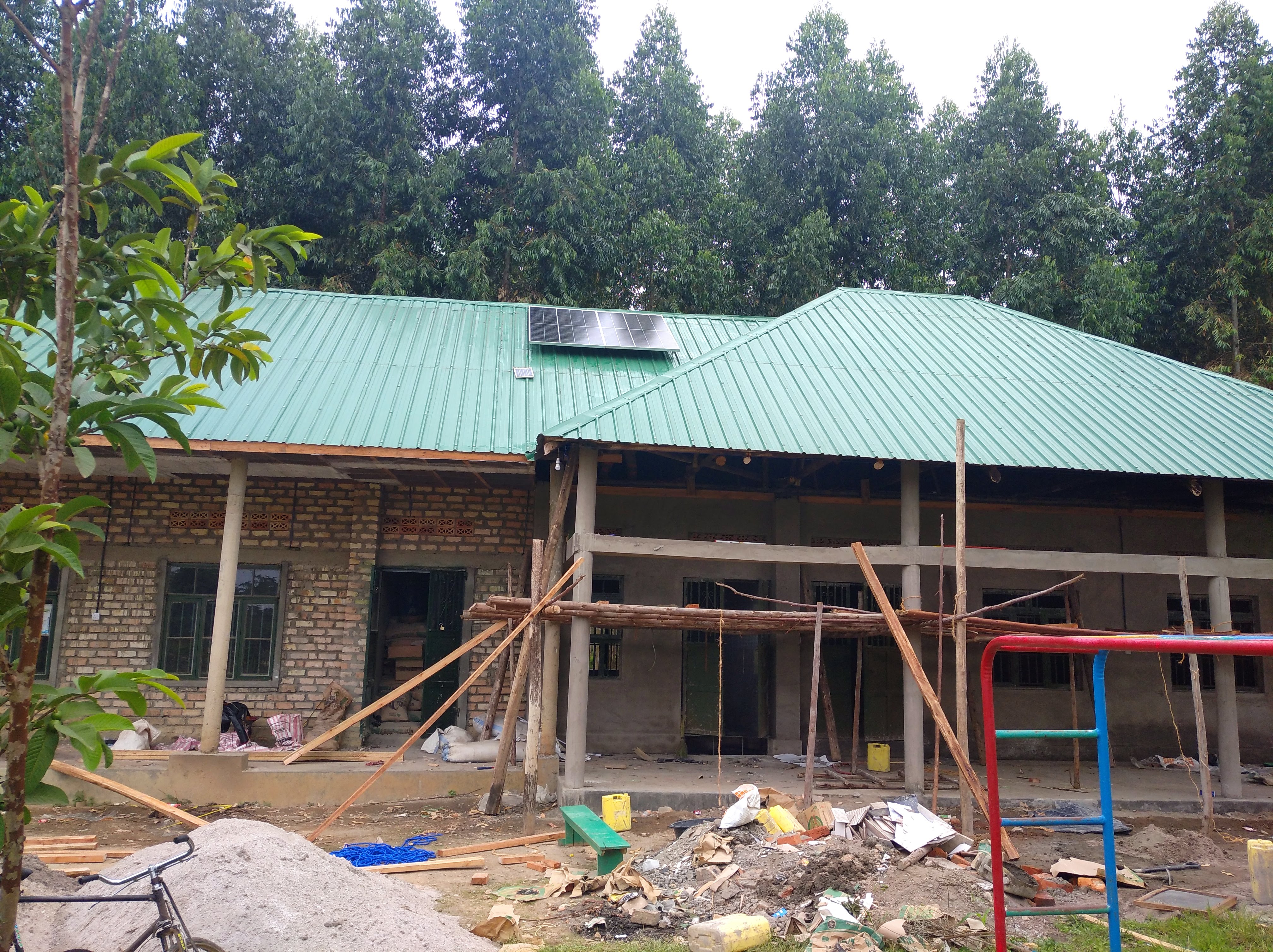 Residential solar installation in Uganda